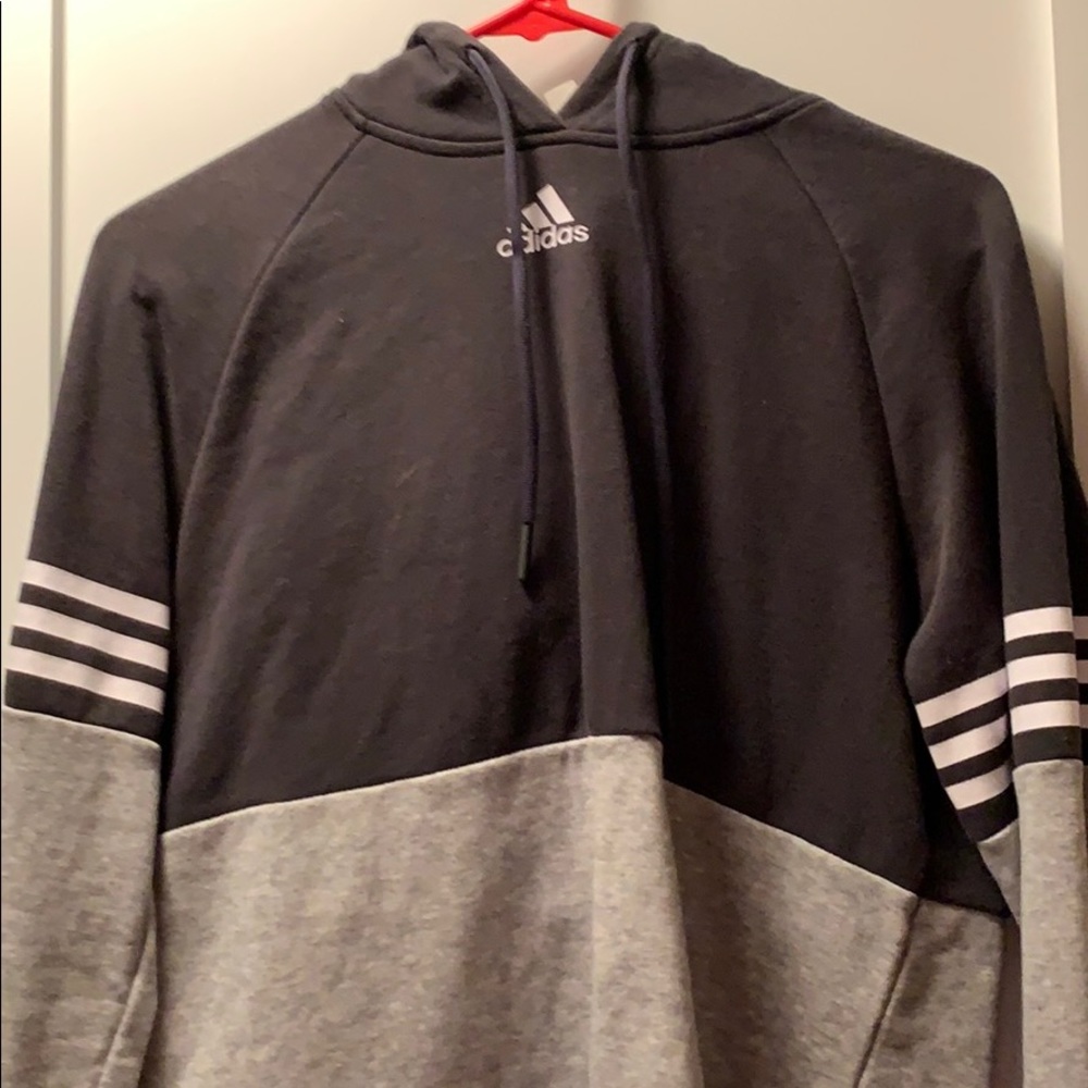 Adidas Hoodie Colorblock Gray